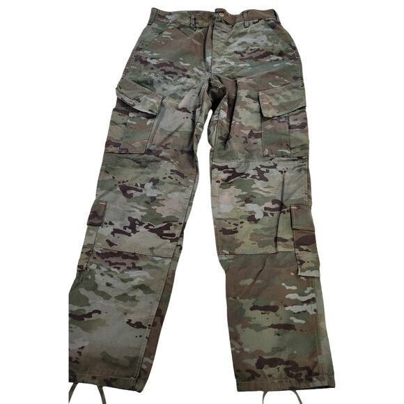 US Army ACU Pants Mens Medium Long OCP Camo Ripstop Cargo Insect Repellent - Picture 2 of 10